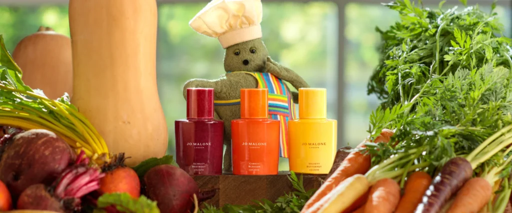Limitovaná zeleninová kolekcia luxusných parfémov a sviečok Jo Malone London.
