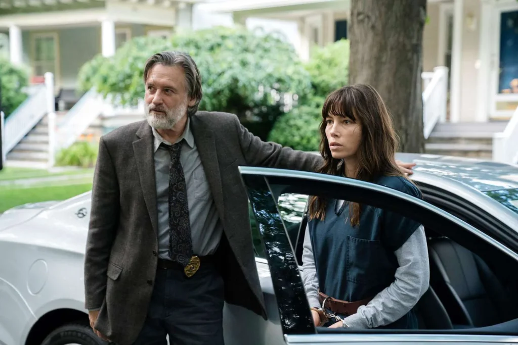 Jessica Biel a Bill Pullman v americkom seriáli The Sinner.